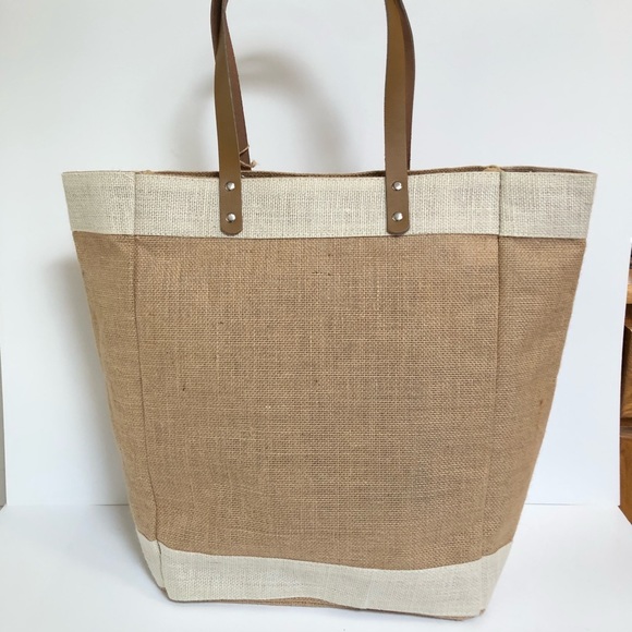 🌸HOST PICK🌸ECO-Friendly Jute Tote Bag NWT - Picture 2 of 8